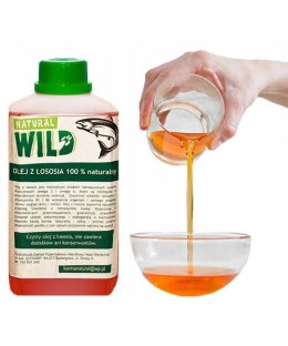 NATURAL WILD olej z łososia dla psów i kotów bez konserwantów 1l